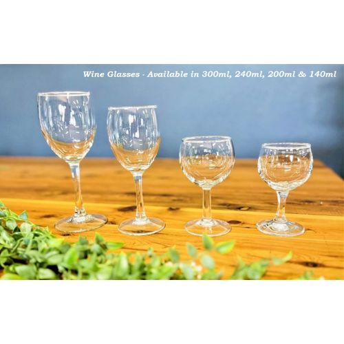 Wine glass selection